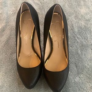 JESSICA SIMPSON Women’s 6M/36.5 Black Heels